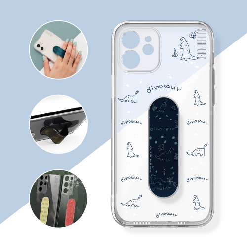 모모스틱 쥴리시리즈 3탄 투명슬림그립케이스 갤럭시 아이폰